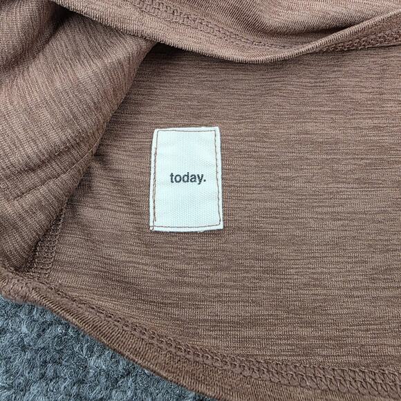 Vuori Pullover Men XL Brown Ease Performance 1/2 Half Zip 2.0 Long Sleeve Active - Picture 2 of 14